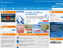 Tablet Screenshot of formacionspringerhealthcare.com